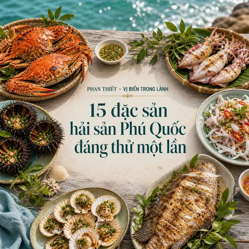 15 đặc sản hải sản Phú Quốc đáng thử một lần