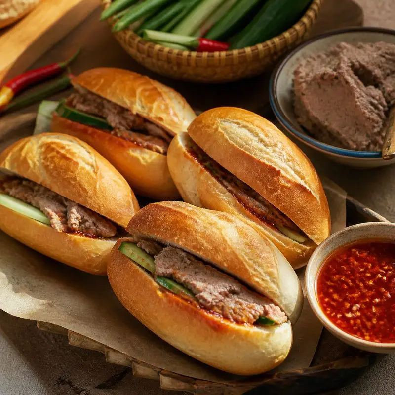 15 quán bánh mì que Hải Phòng giòn cay, dễ ghiền