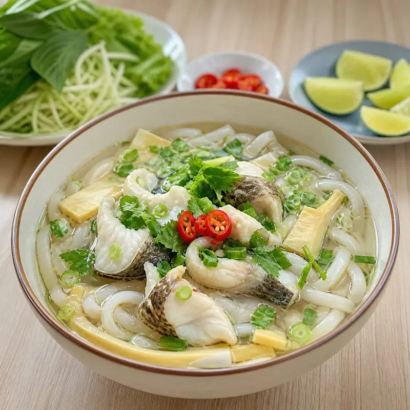 Bánh canh cá lóc Cô Bông