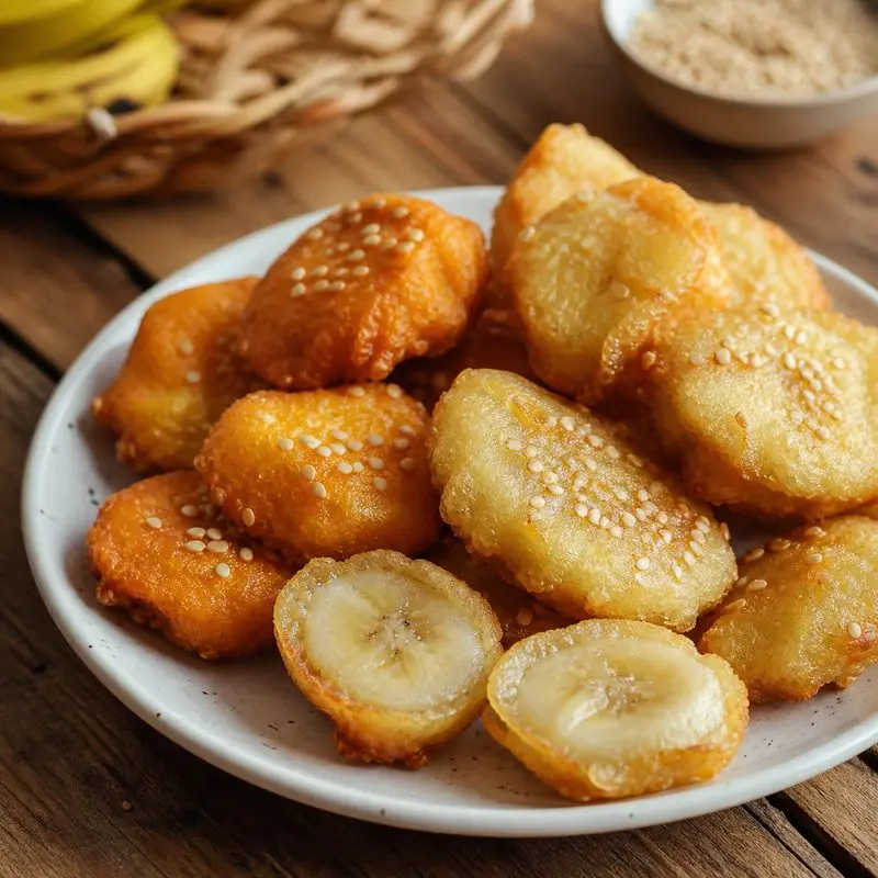 Bánh Chuối & Bánh Khoai Chiên - Quỳnh Chi