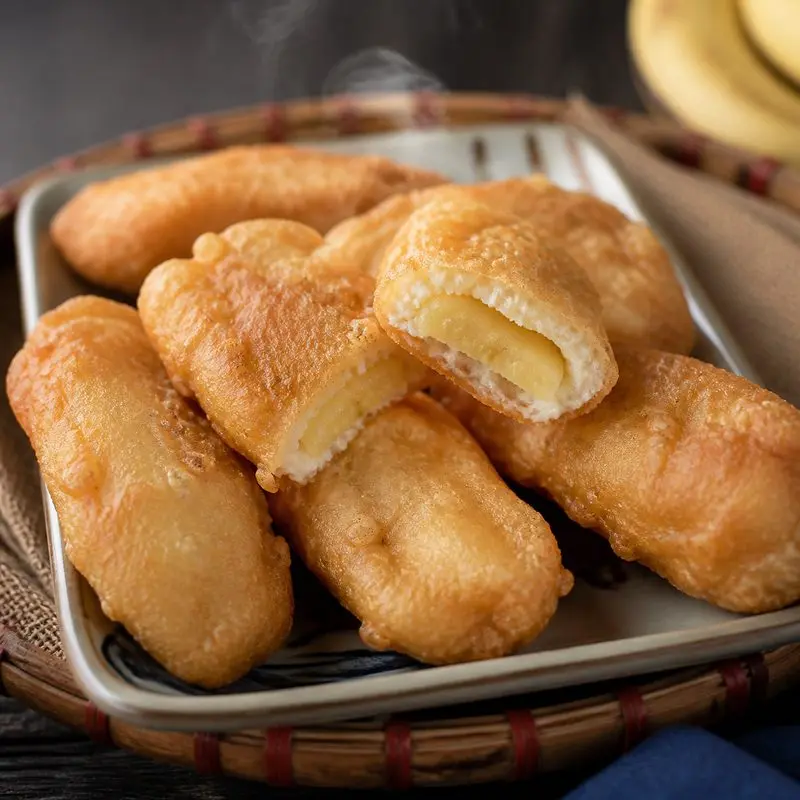 Bánh chuối chờ O Chi