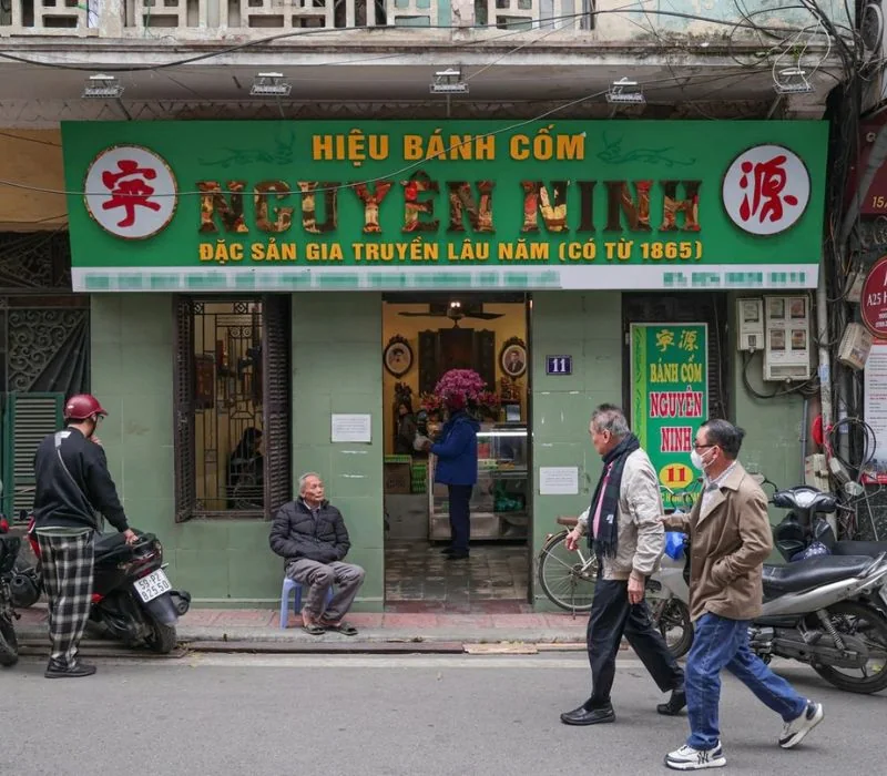 Bánh cốm Hàng Than Hà Nội Xưa Nay