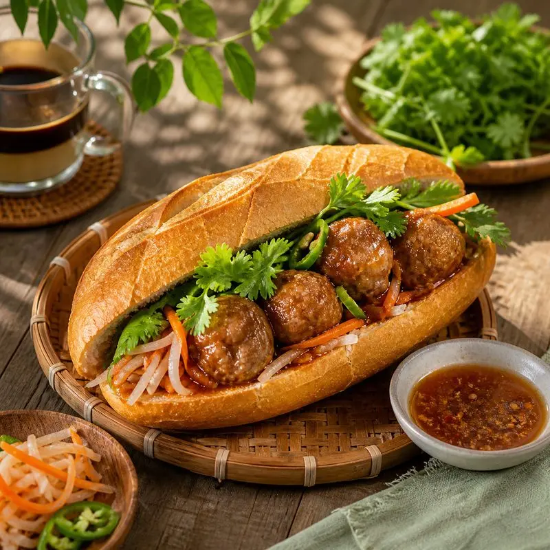 Bánh mì xíu mại Phú Loan Pleiku: Ăn sáng bình dân