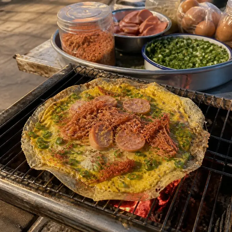 Bánh tráng nướng Bà Vân