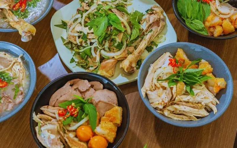 Bánh ướt lòng gà - Bánh căn Chíp Chíp