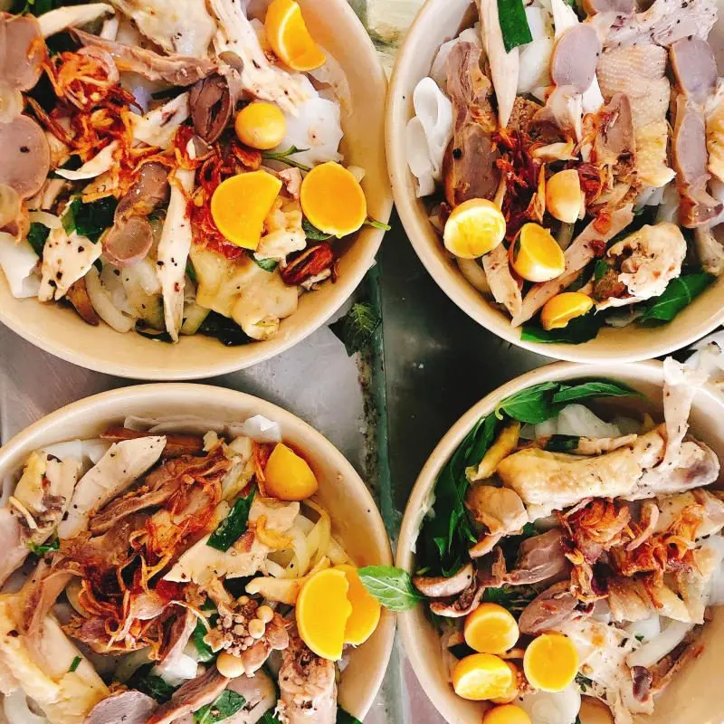 Bánh ướt lòng gà Đà Lạt
