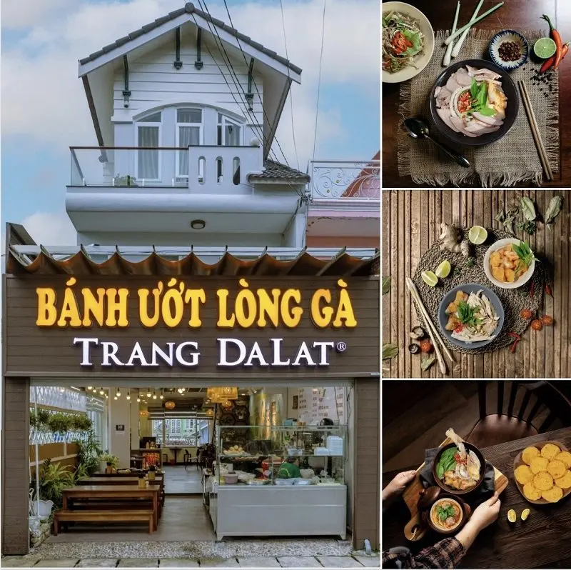 Bánh ướt lòng gà Trang
