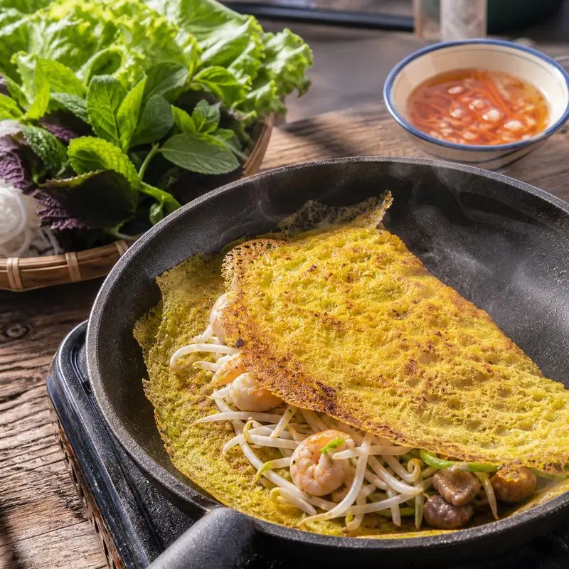 Bánh xèo Chợ kỷ niệm