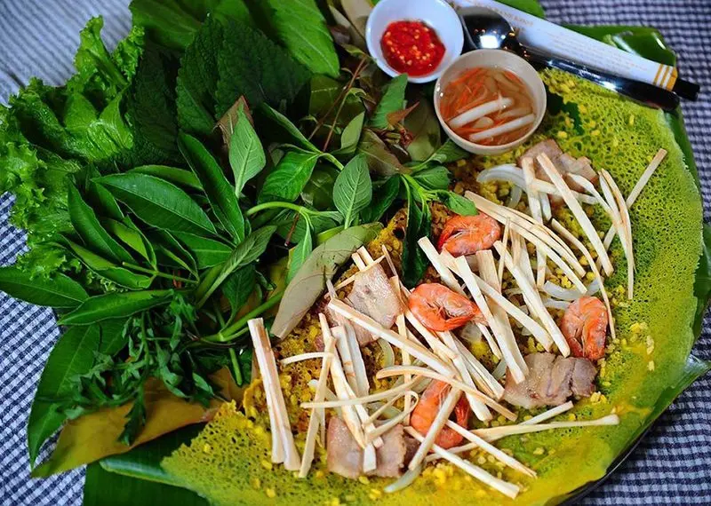 Bánh xèo ốc gạo