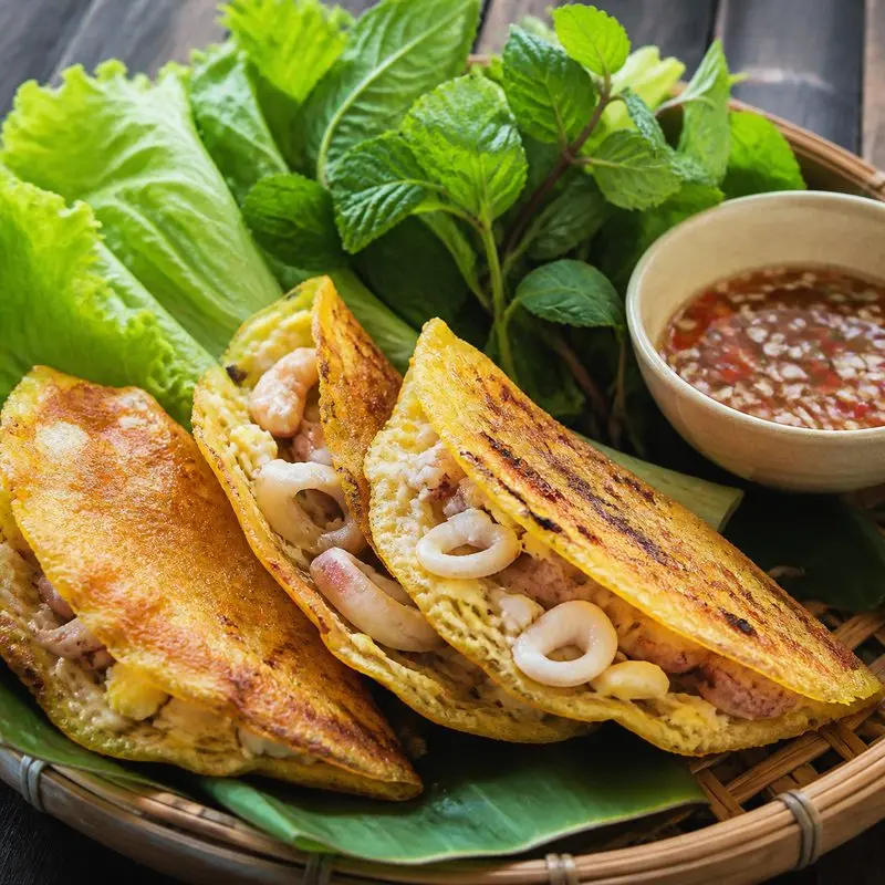 Bánh xèo Phú Yên nẫu nè CN1
