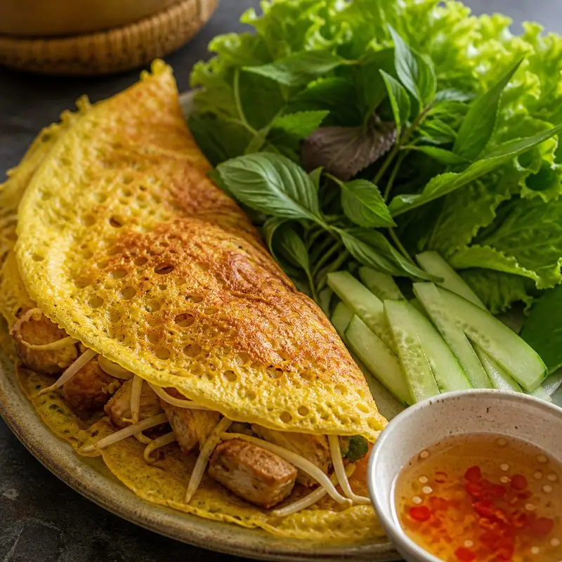 Bánh xèo Phú Yên nẫu nè CN2