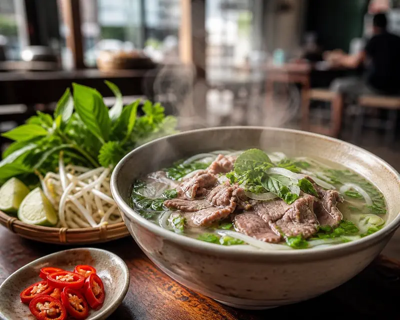 Bún bò Nhà Thờ Bảo Lộc: Bữa sáng nóng hổi bên hông nhà thờ