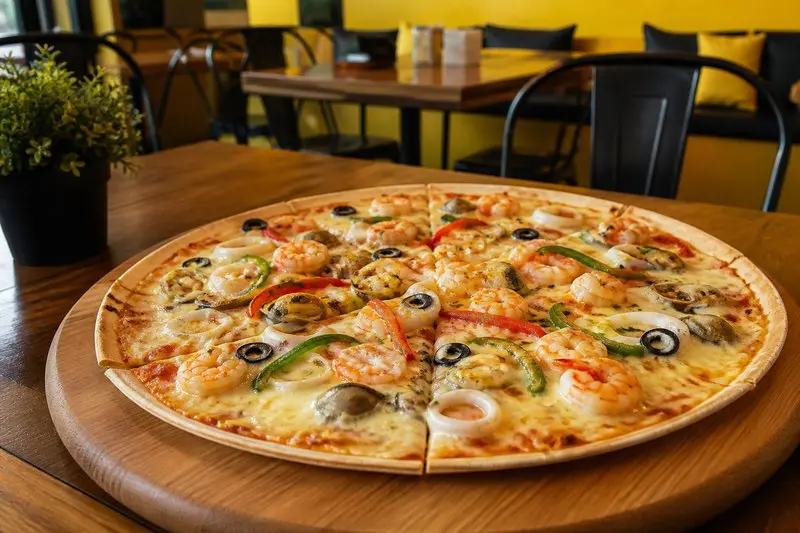 The Pizza House Bảo Lộc: Pizza đế mỏng trong không gian ấm cúng