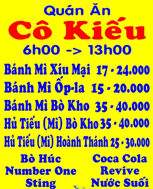 Bánh mì xíu mại cô Kiếu