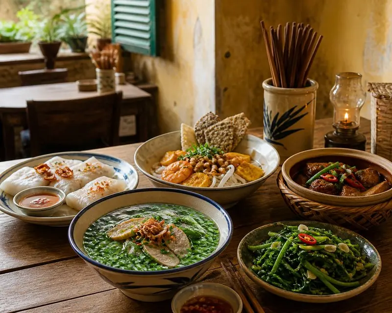 Review Hẹ Quán Bảo Lộc: Món miền Trung và cơm nhà trong không gian hoài cổ