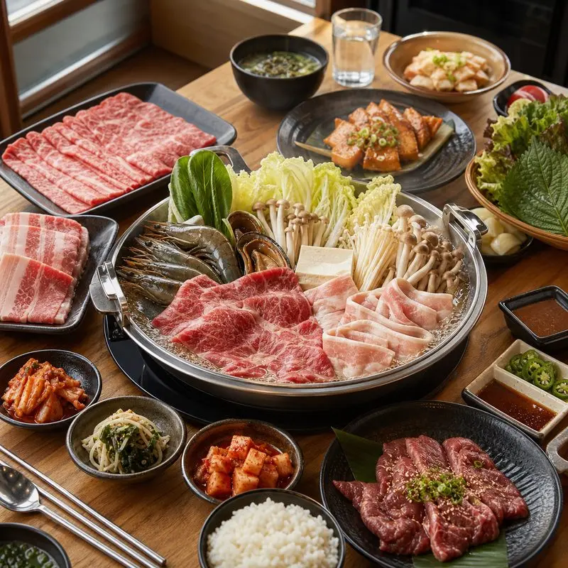 Khám phá buffet lẩu nướng Hàn Nhật tại Grill Cheer Bình Dương