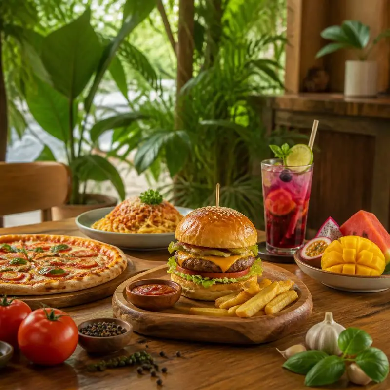 Ghé Burger Tiện Lợi giữa không gian nhiệt đới ở Bình Dương
