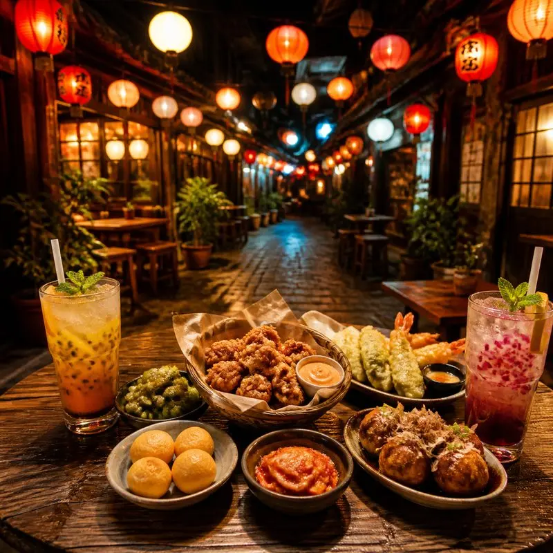 Fuxy Tokyo và không gian phố Nhật về đêm tại Thủ Dầu Một
