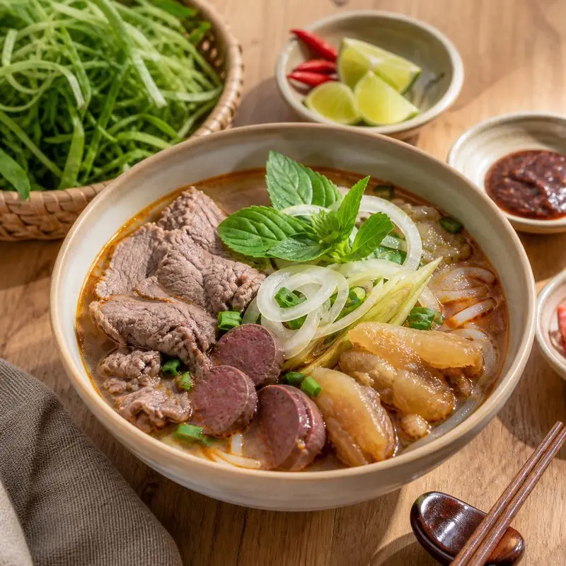 Bún bò Vũ Khánh và hương vị Huế giữa lòng Thủ Dầu Một