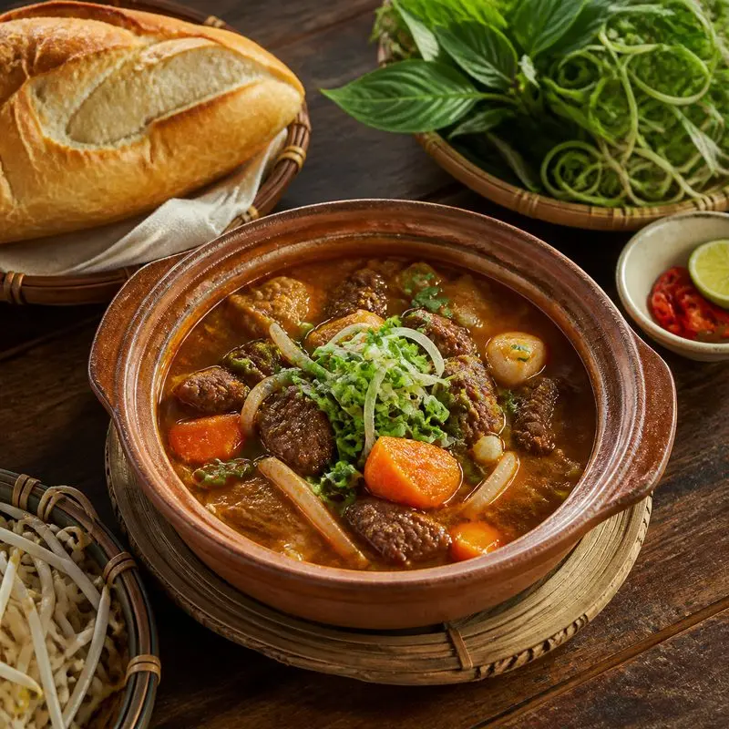 Khám phá tiệm bò kho niêu bình dân giữa lòng Thủ Dầu Một