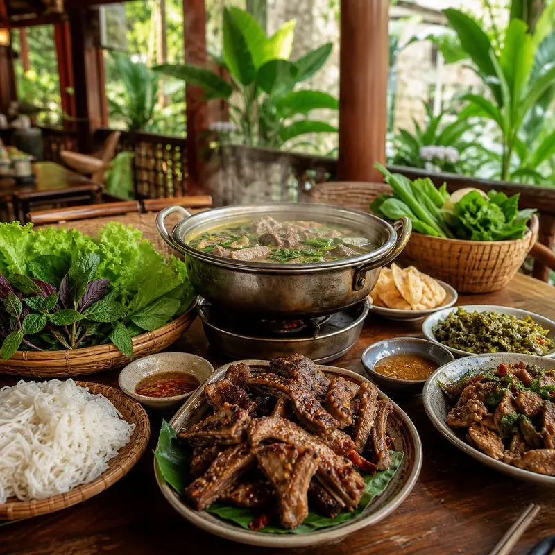 Thưởng thức món dê Ninh Bình tại Cúc Phương ở Dĩ An
