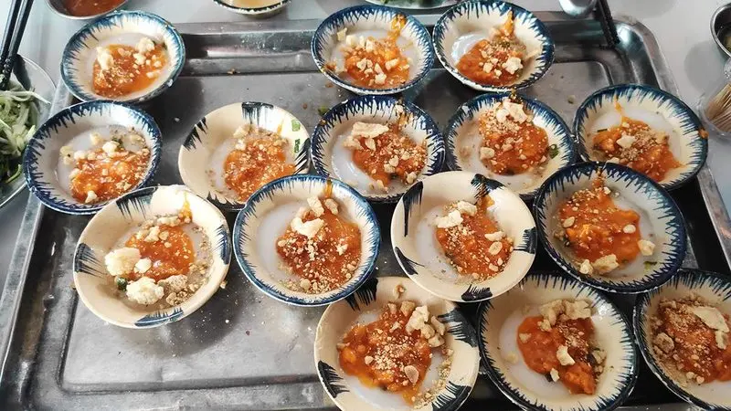 Bánh bèo chén Bàu Bàng
