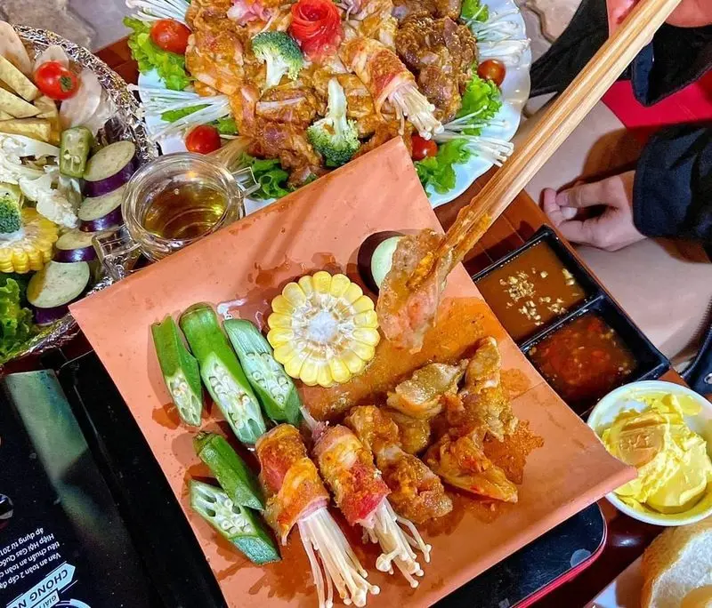 Bò nướng ngói đặc sản Bình Dương