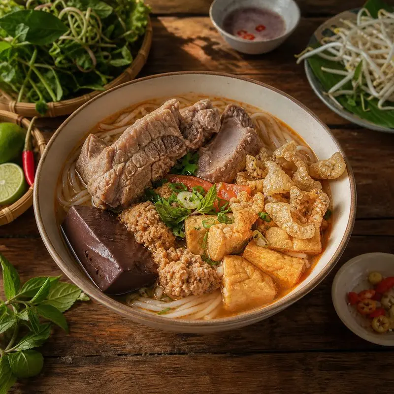 Ghé bún riêu Tú Điền, nếm vị riêu cua xứ dừa