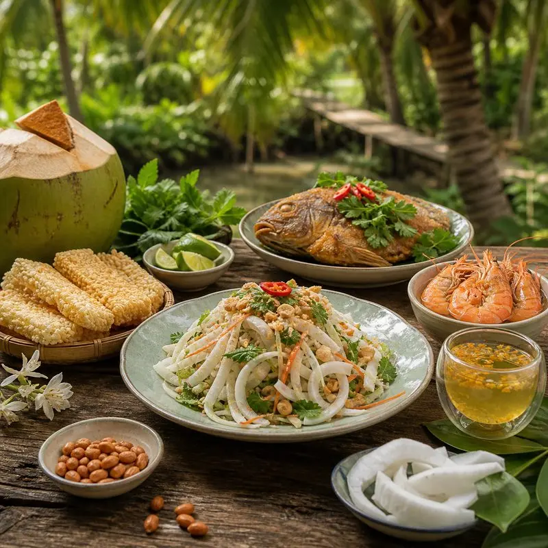 Khám phá 5 món dân dã tại Cồn Lân Cồn Phụng