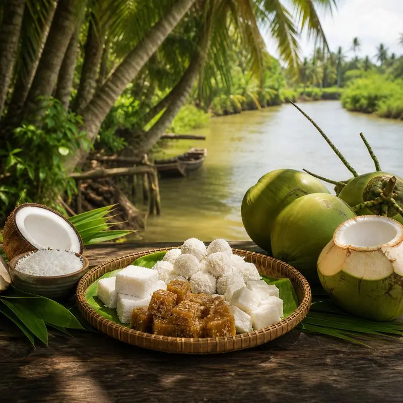 Dừa Bến Tre, sản vật xanh giữa miền sông nước