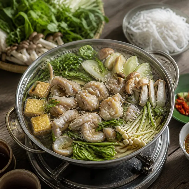Lẩu ếch Cù Lao