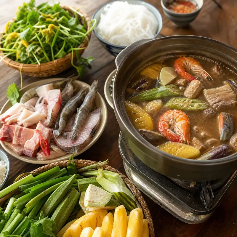 Lẩu mắm Trúc Giang