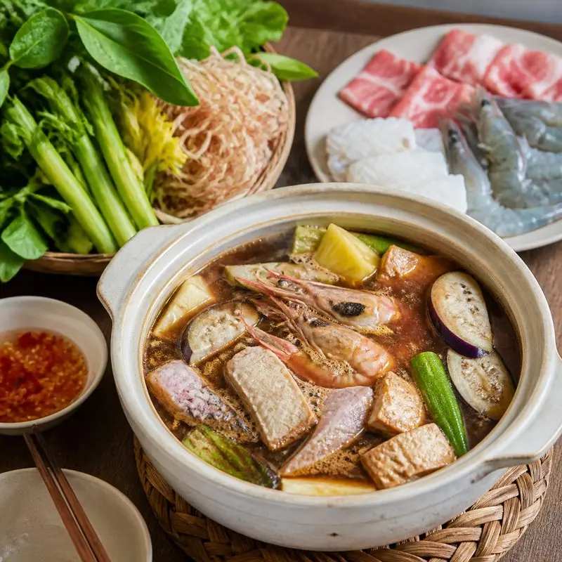 Lẩu mắm Trúc Giang
