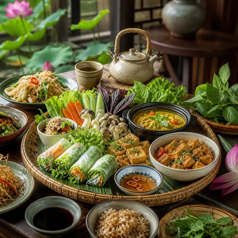 Buffet Chay Hương Thiền Hà Nội: Menu, giá và kinh nghiệm ghé