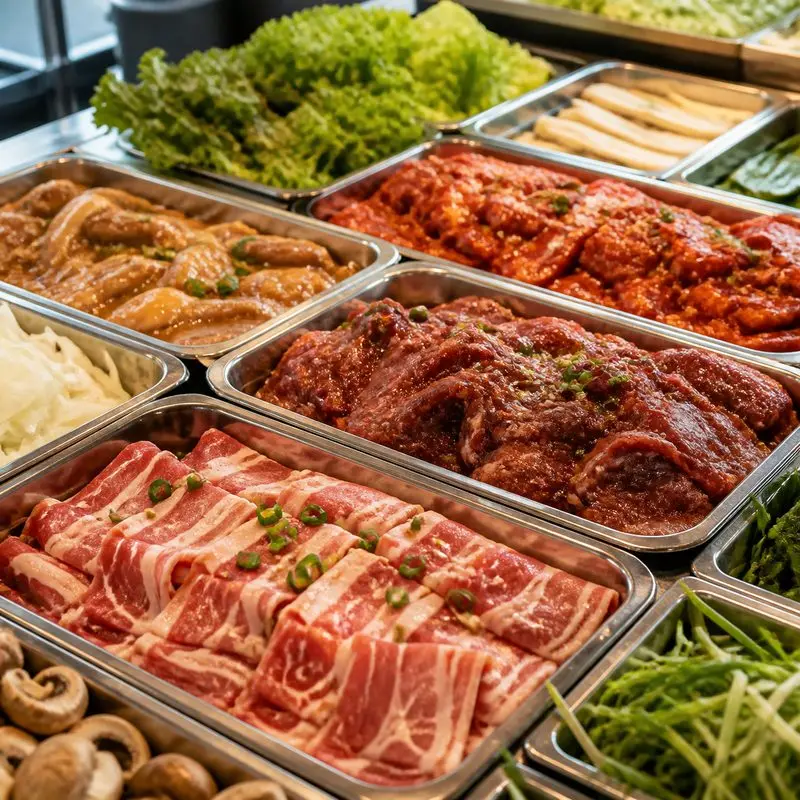 Buffet thịt Hàn Quốc V&K