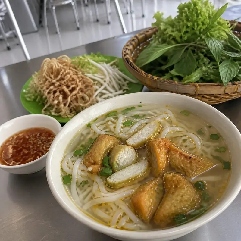 Bún chả cá Nha Trang - Hoàng