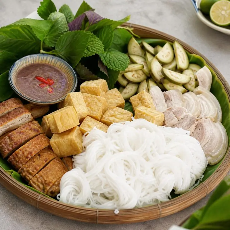 Bún đậu Hai Chị Em