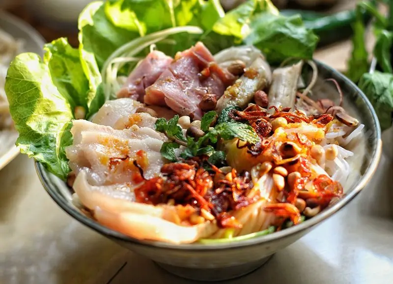 Bún mắm nêm Gia Lai