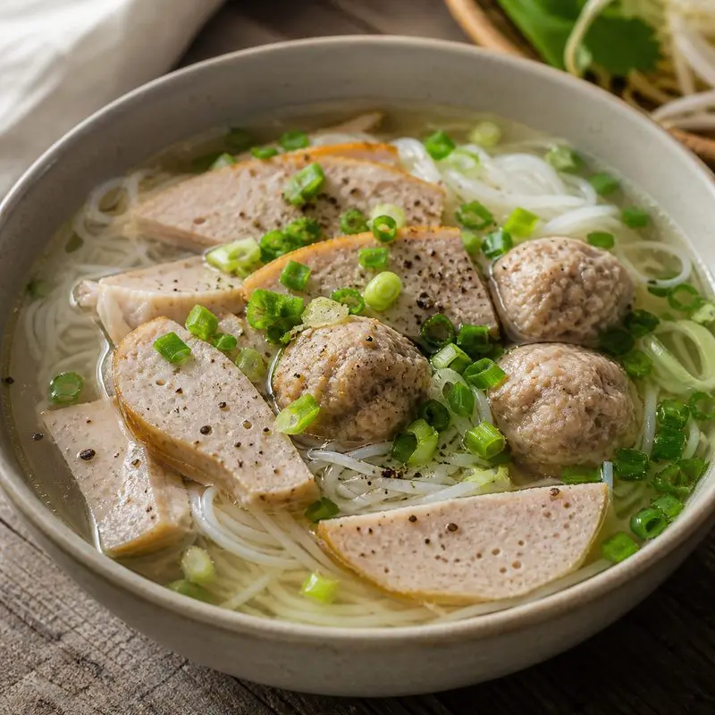 Bún mọc Thanh Mai