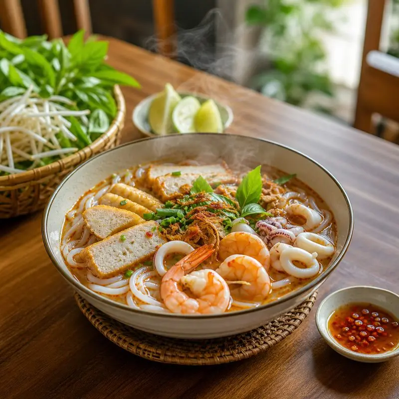 Bún quậy Đà Nẵng: Địa chỉ ăn ngon, đậm vị biển