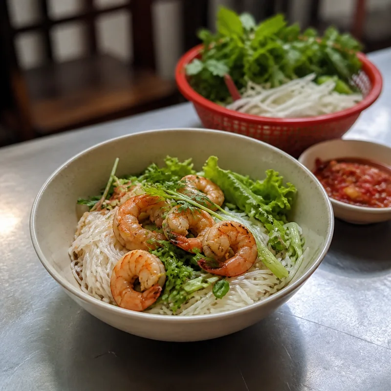 Bún tôm Cô Hà - Phố Cầu Đất