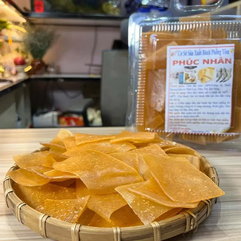 Khu làm bánh phồng tôm xã Ngọc Hiển