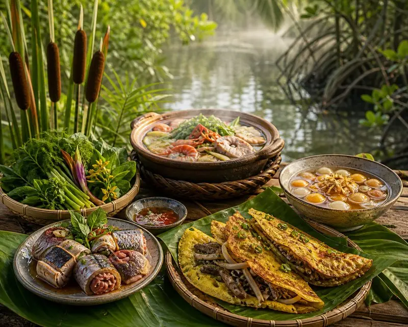 Khám phá 6 món ăn mang hương vị riêng của vùng U Minh