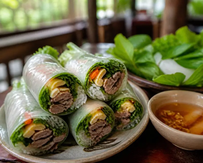 Review quán phở cuốn Cần Thơ trên đường Cách Mạng Tháng 8
