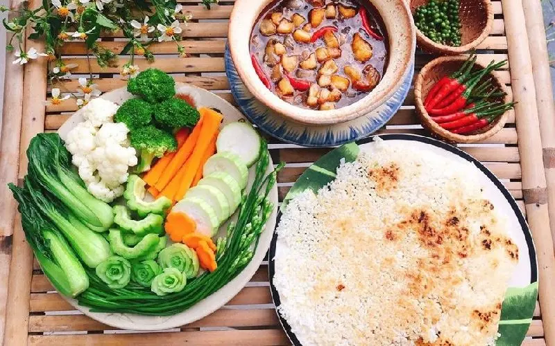 Quán cơm cháy kho quẹt Dì Ba
