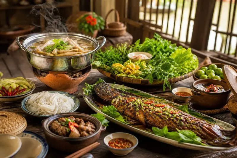 Review nhà hàng Gió Chiều Cần Thơ: Bữa ăn dân dã đậm vị miền Tây