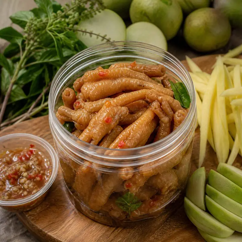 Chân gà sốt thái Mẹ Nhím