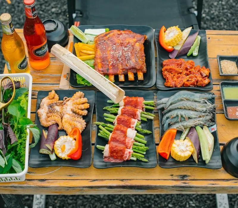 Menu BBQ và món ăn kèm
