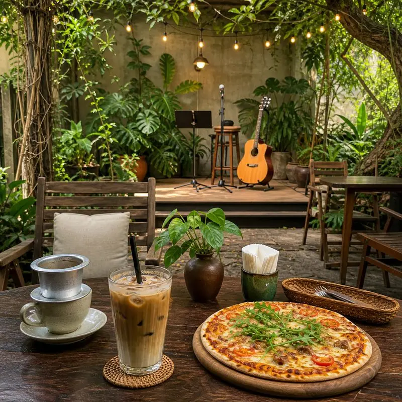 Cuội Acoustic Pleiku: nghe nhạc giữa khu vườn xanh