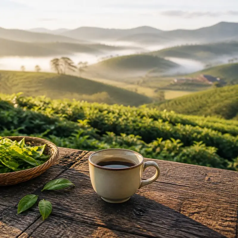 Đồi chè Cầu Đất Coffee: nông trại xanh từ năm 1927